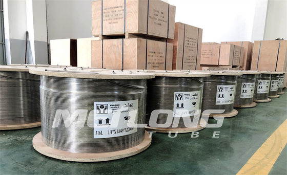 ASTM A269 κουλουριασμένη ανοξείδωτο γραμμή 3/8 ' εγχύσεων σωληνώσεων χημική 0,065 ' ΒΆΡΟΣ OD Χ