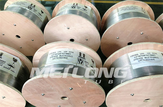 ISO15156 υδραυλική γραμμή ελέγχου ' 3/8 OD Χ χημική γραμμή εγχύσεων ΒΆΡΟΥΣ 0,065 '