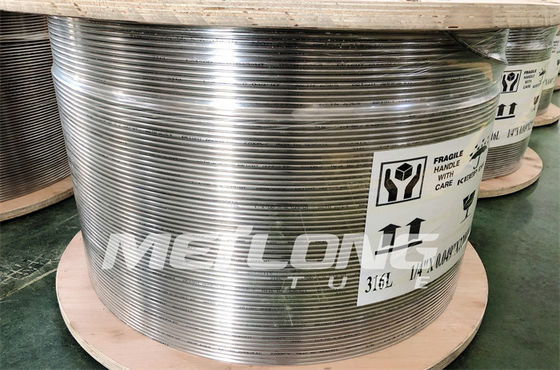 ISO15156 νικελίου τριχοειδής σωλήνωση ASTM B704 ανοξείδωτου κραμάτων ανοπτημένη σωλήνωση