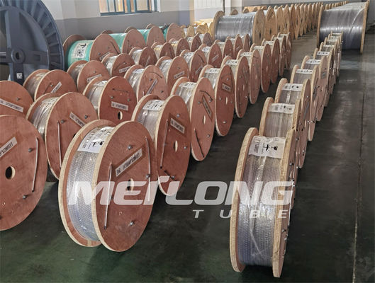Τριχοειδείς σωλήνες συνήθειας ASTM A789 άνευ ραφής έξοχοι διπλοί 2507 υδραυλικοί για τα φρεάτια αερίου