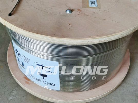 ASTM A789 ανόπτησε την υδραυλική γραμμή 1 ελέγχου ανοξείδωτη σωλήνωση σπειρών 2 για Downhole